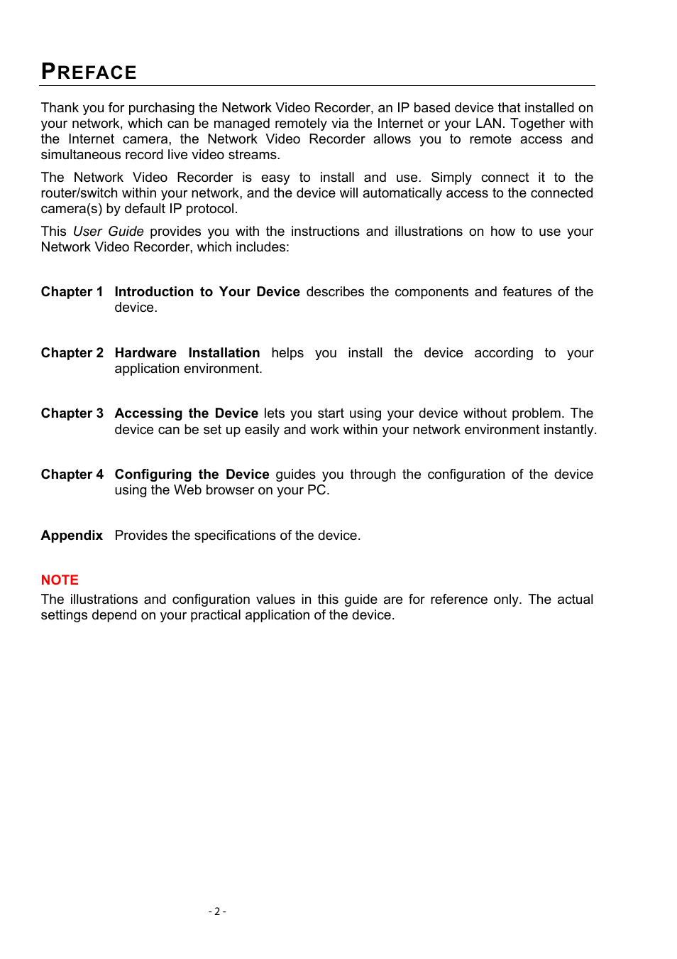 Reface | PLANET NVR-400 User Manual | Page 3 / 43
