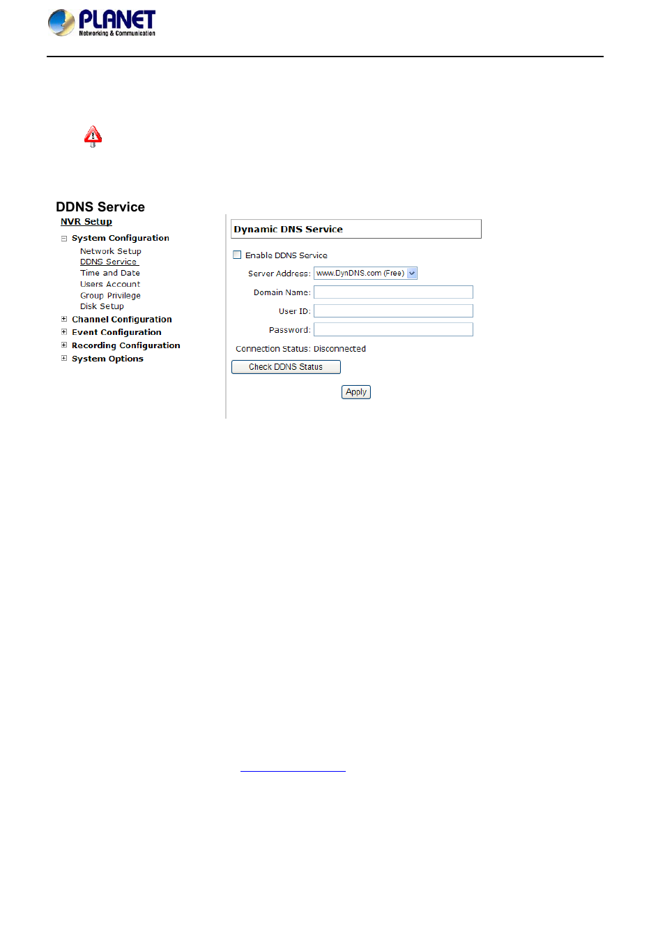 PLANET NVR-420 User Manual | Page 46 / 95