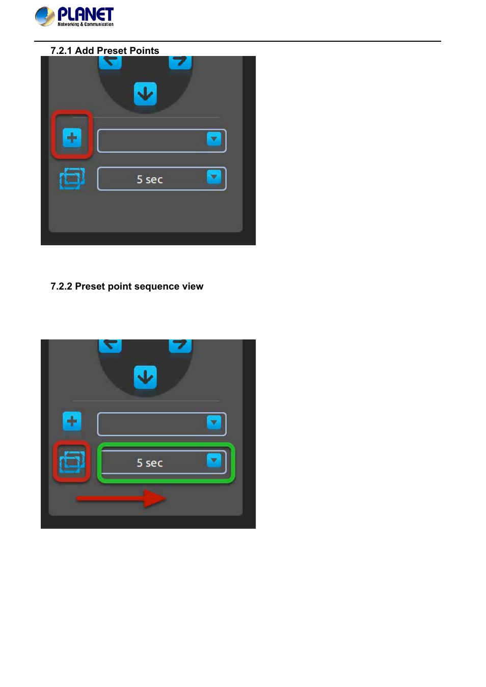 1 add preset points, 2 preset point sequence view | PLANET NVR-420 User Manual | Page 83 / 95