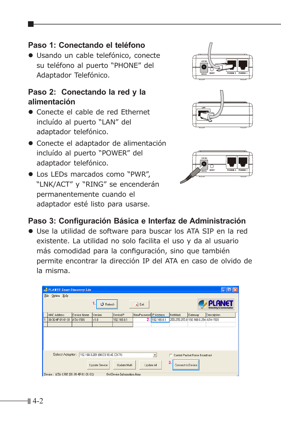 PLANET ATA-150 User Manual | Page 18 / 36
