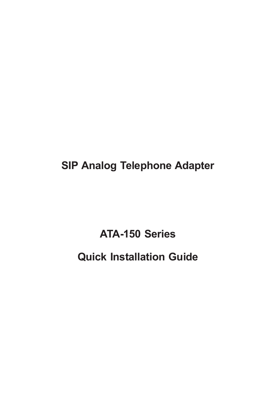 PLANET ATA-150 User Manual | Page 4 / 36