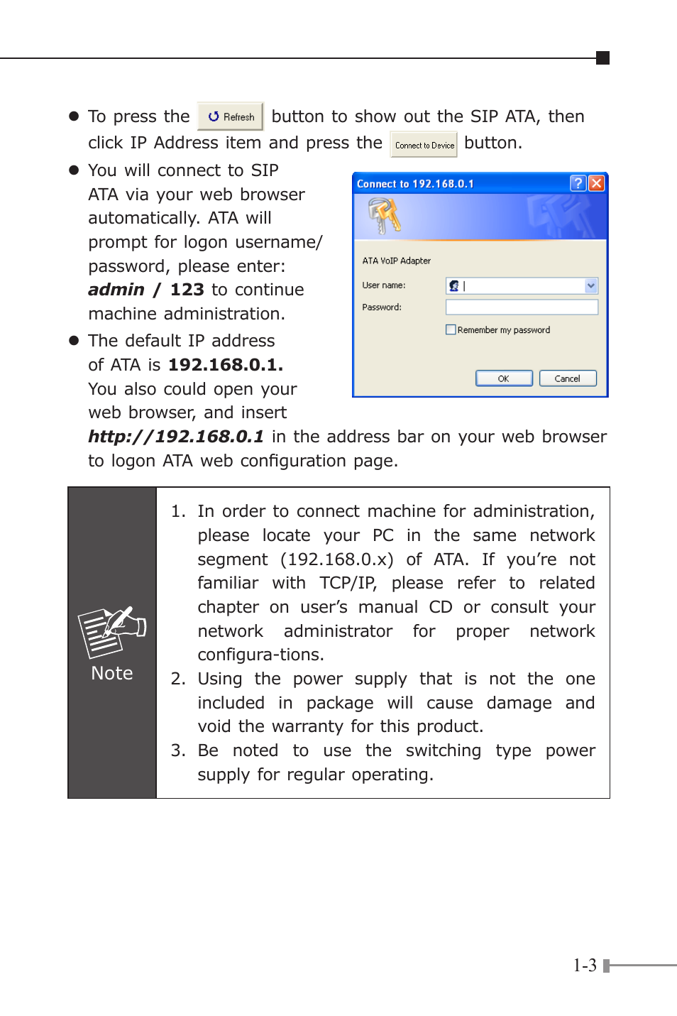 PLANET ATA-150 User Manual | Page 7 / 36