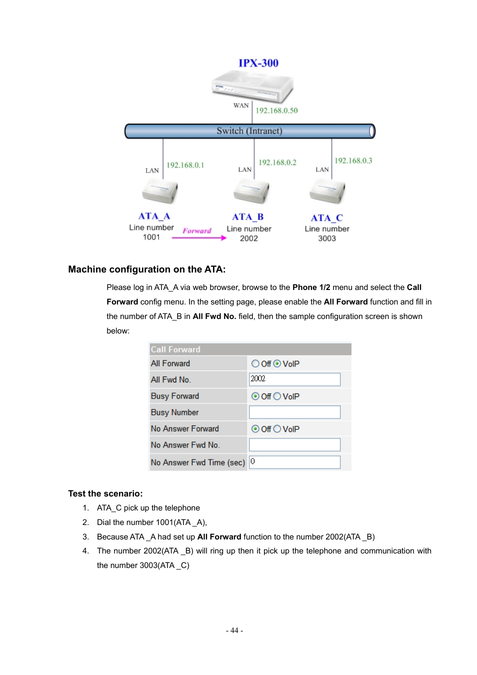 PLANET ATA-150 User Manual | Page 44 / 51