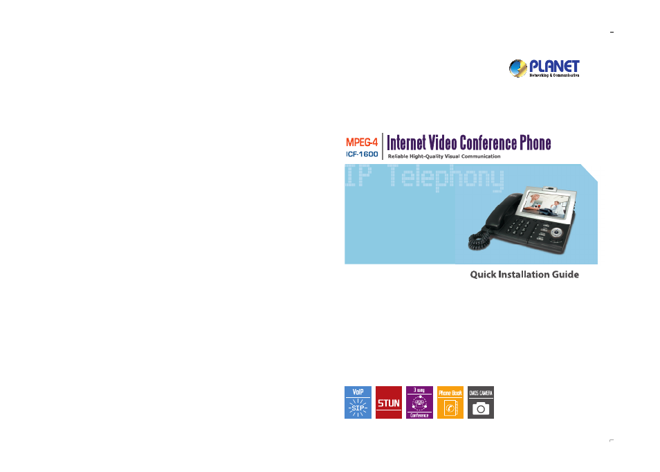 PLANET ICF-1600 User Manual | 34 pages