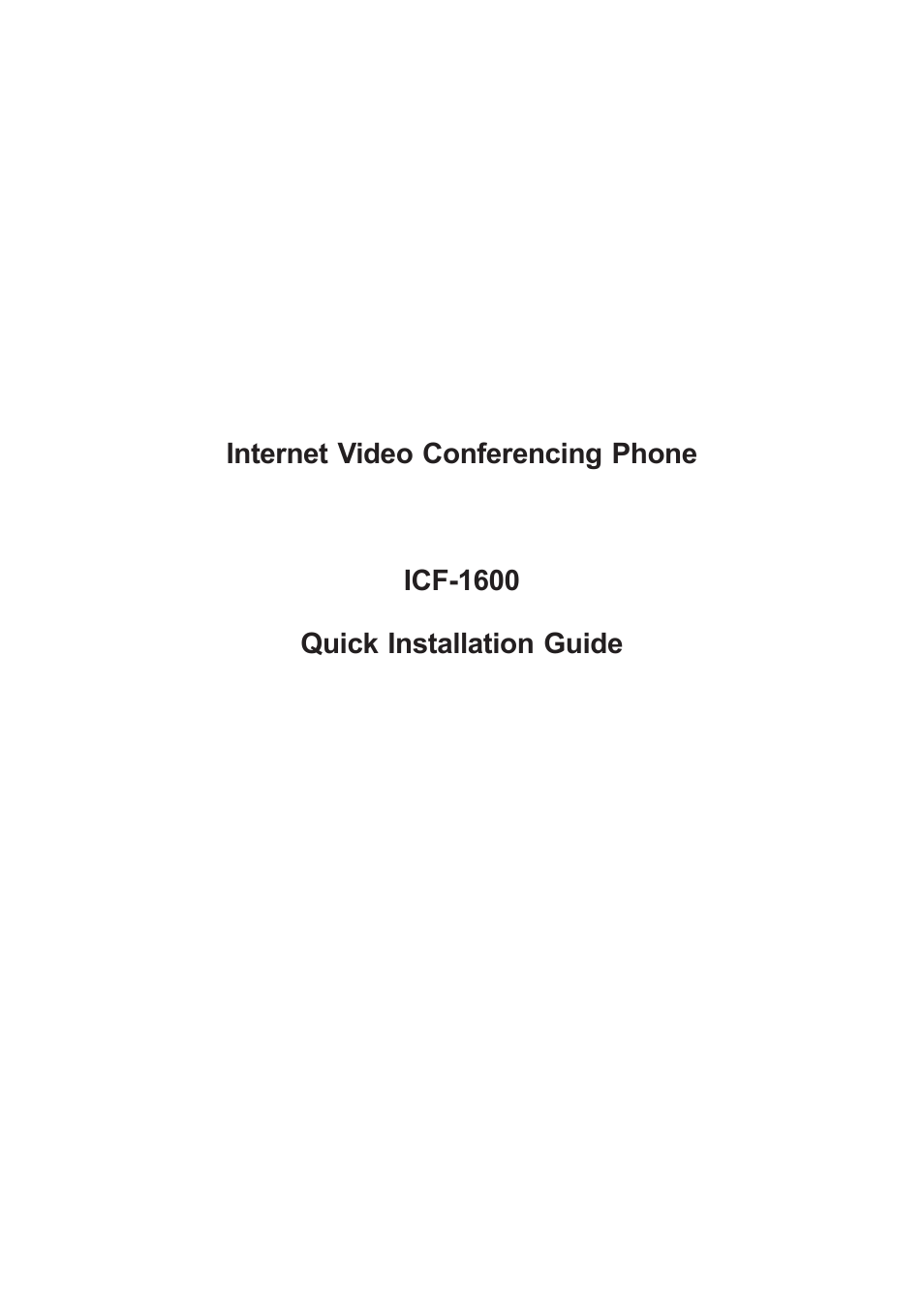 PLANET ICF-1600 User Manual | Page 5 / 34