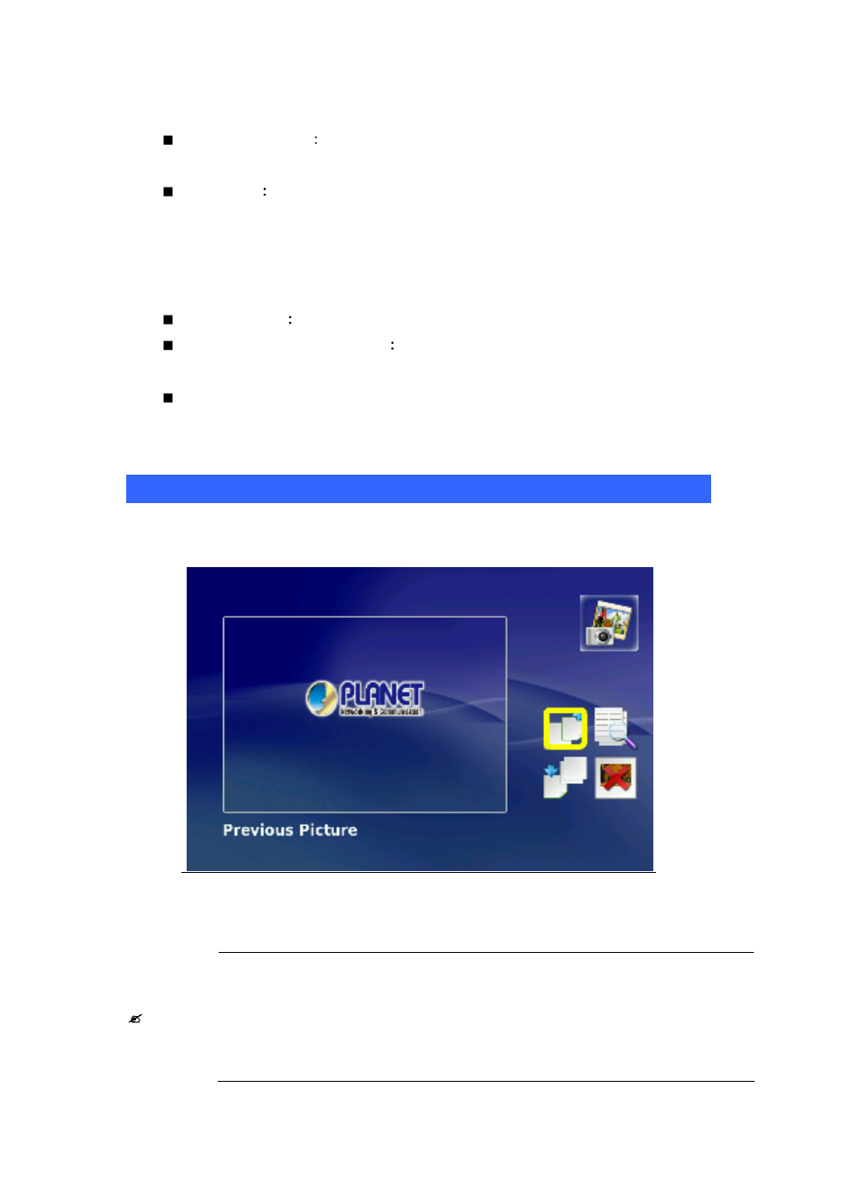 Digital photo frame, Igital, Hoto | Rame | PLANET ICF-1601 User Manual | Page 27 / 42