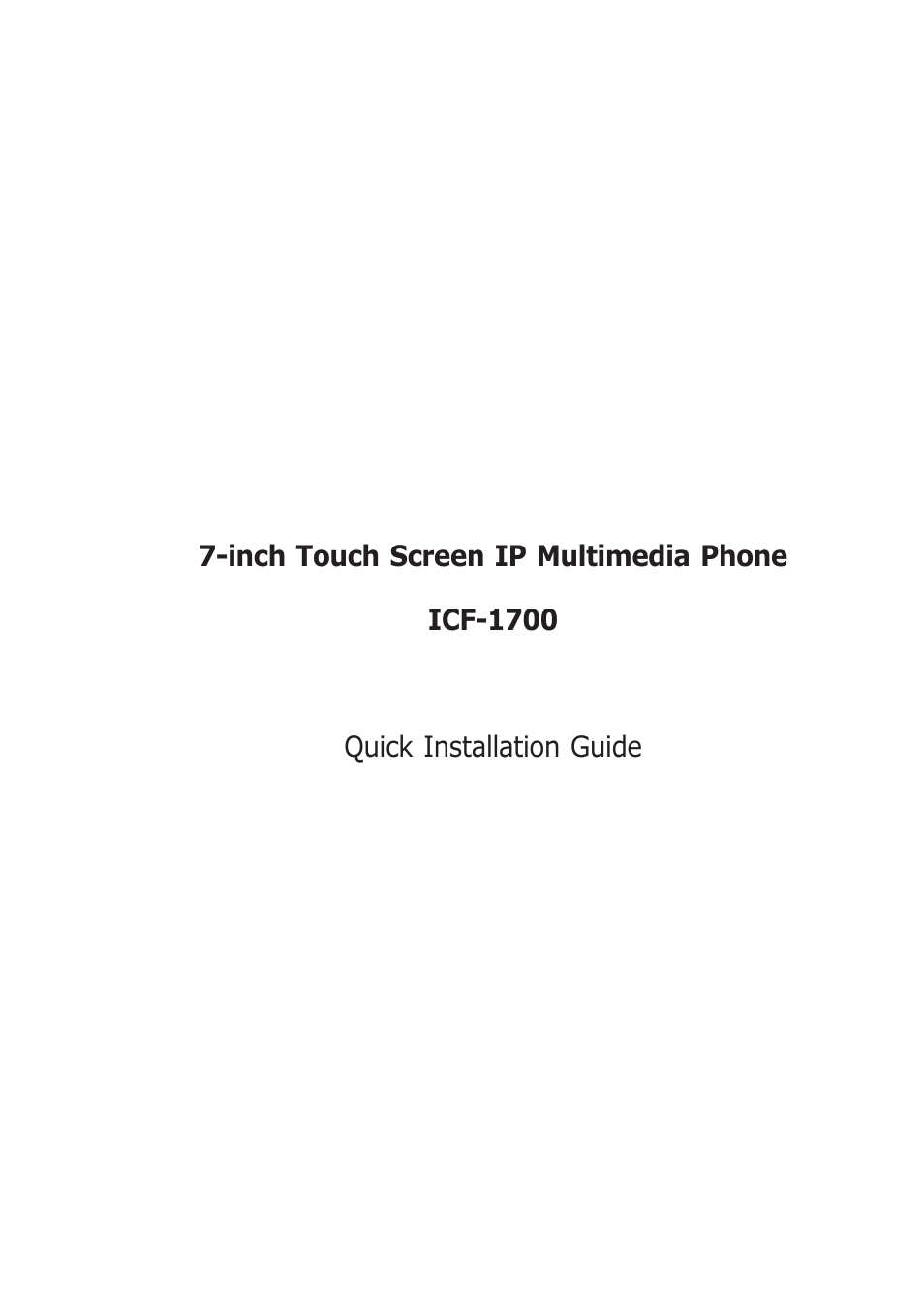 PLANET ICF-1700 User Manual | Page 4 / 32