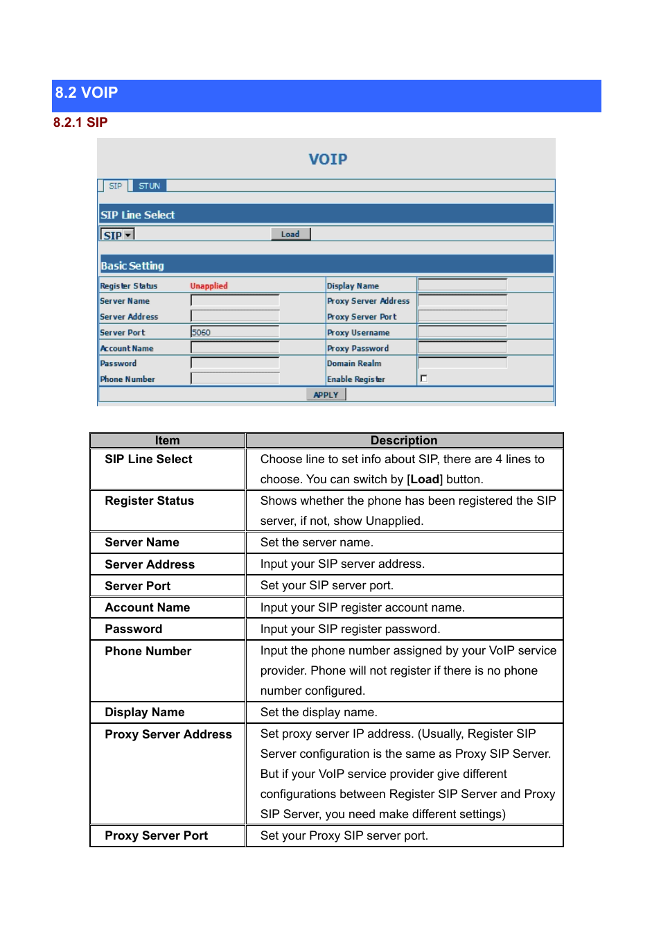 2 voip, Voip | PLANET ICF-1700 User Manual | Page 102 / 115