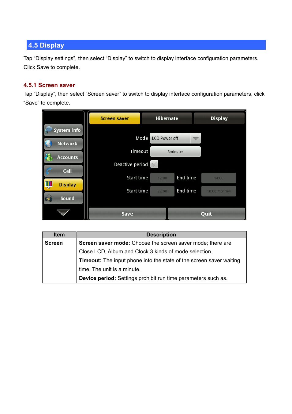 5 display, Isplay | PLANET ICF-1700 User Manual | Page 36 / 115
