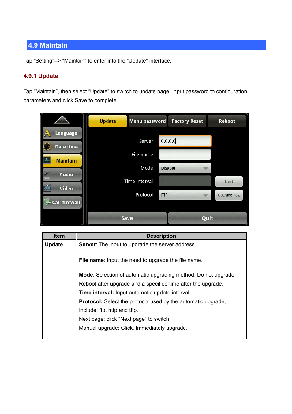 9 maintain, Aintain | PLANET ICF-1700 User Manual | Page 43 / 115