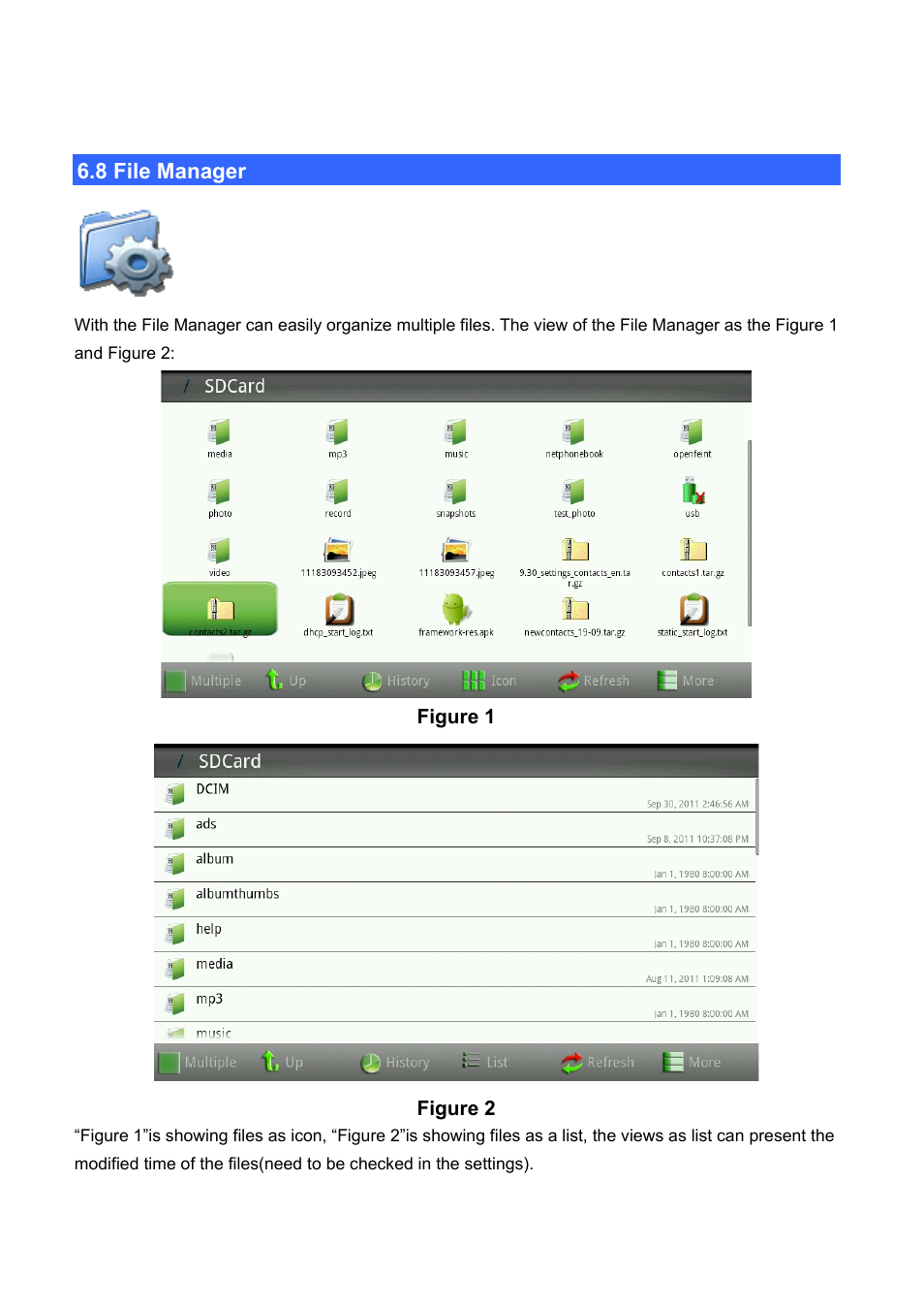 8 file manager, Anager | PLANET ICF-1700 User Manual | Page 78 / 115