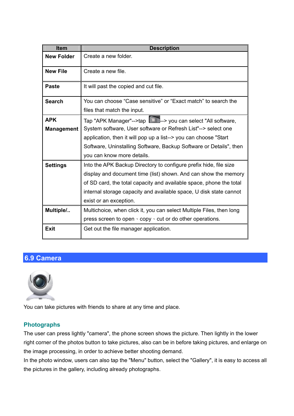 9 camera, Amera | PLANET ICF-1700 User Manual | Page 80 / 115