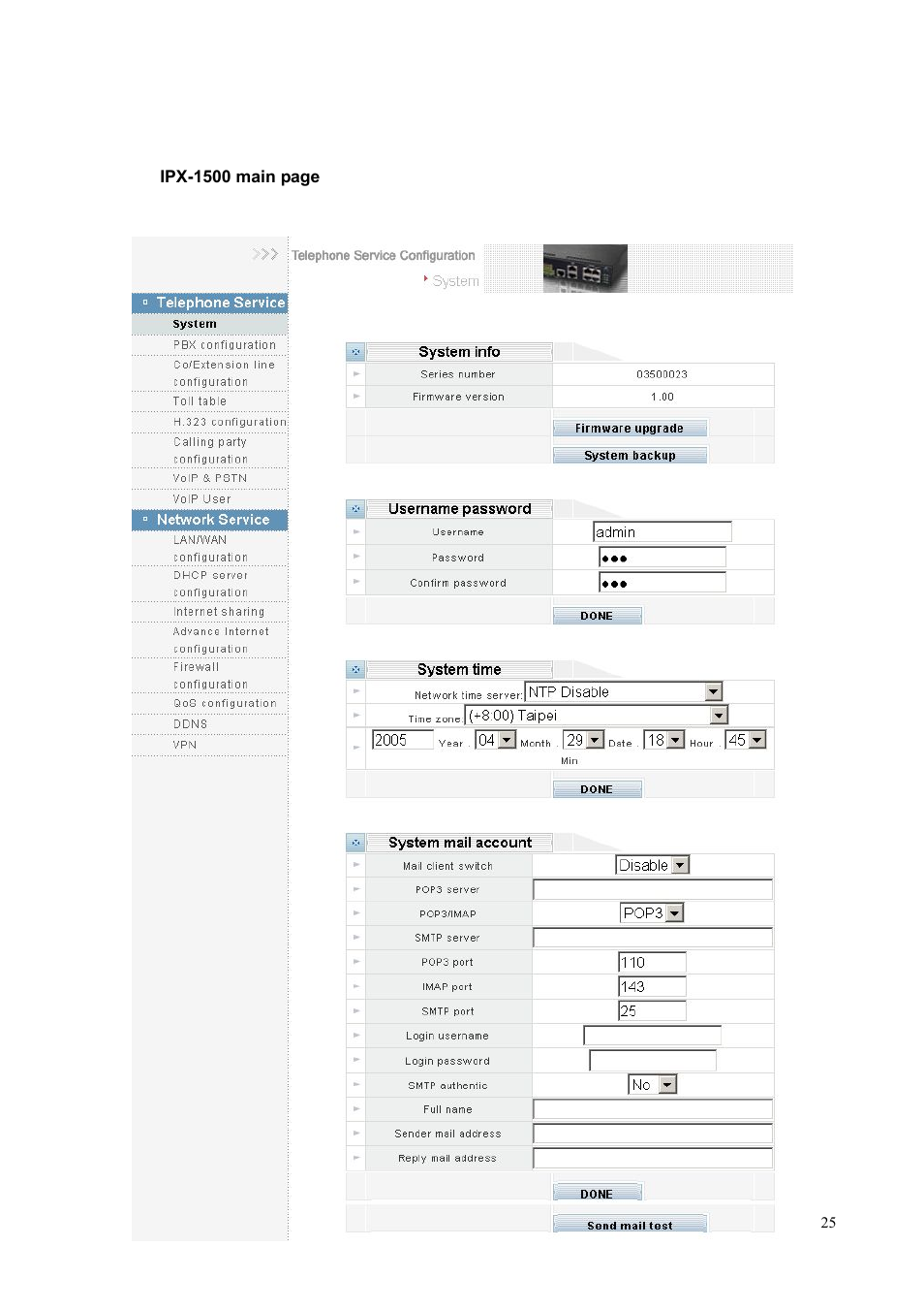 PLANET IPX-1500 User Manual | Page 25 / 85