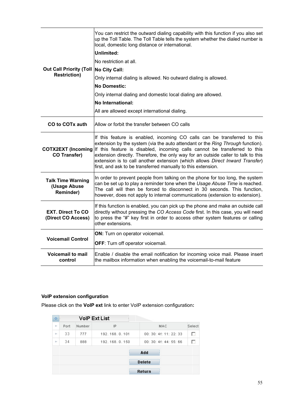 PLANET IPX-1500 User Manual | Page 55 / 85