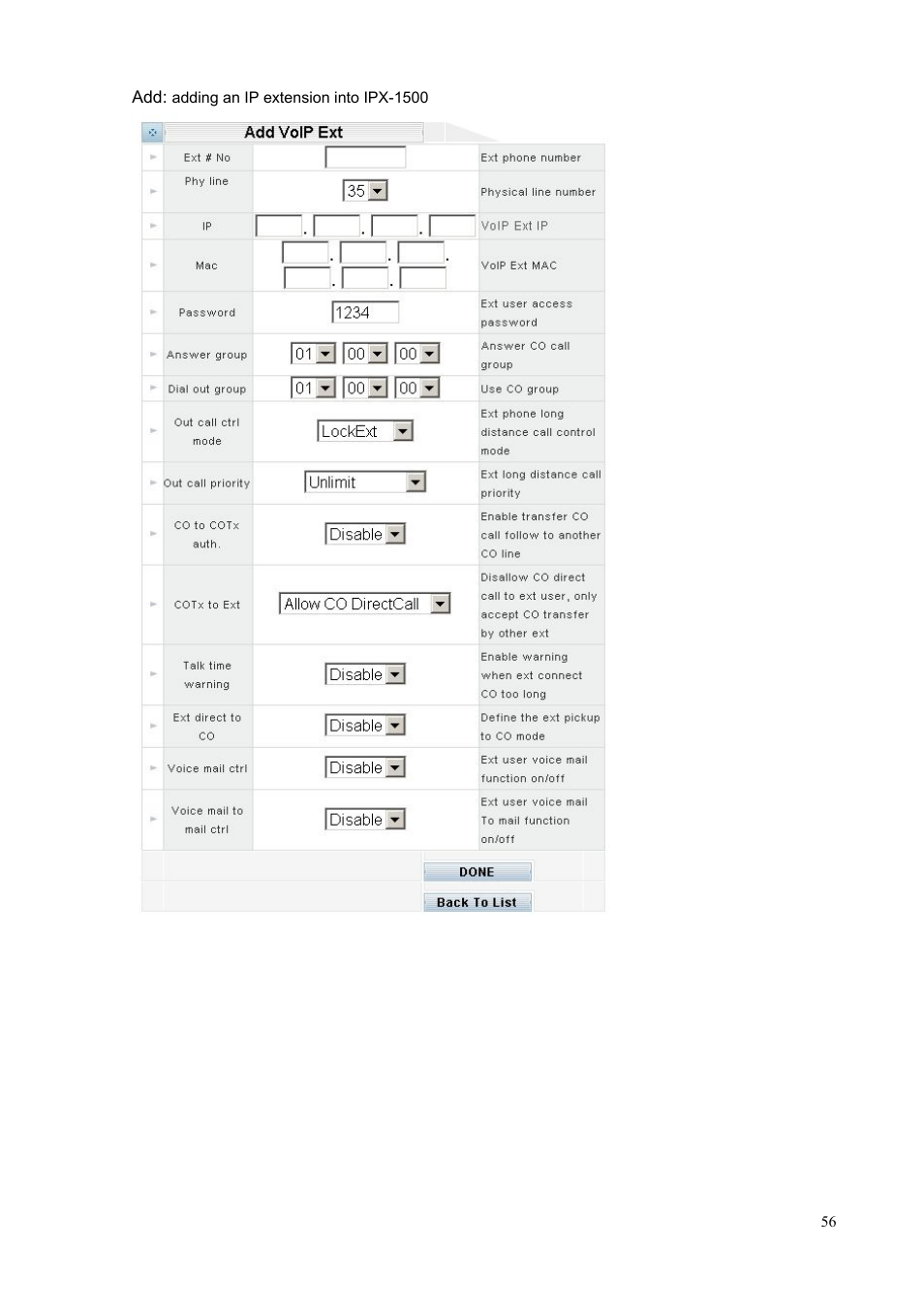 PLANET IPX-1500 User Manual | Page 56 / 85