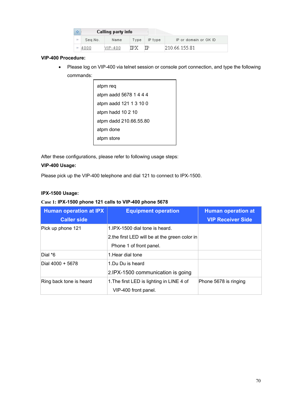 PLANET IPX-1500 User Manual | Page 70 / 85