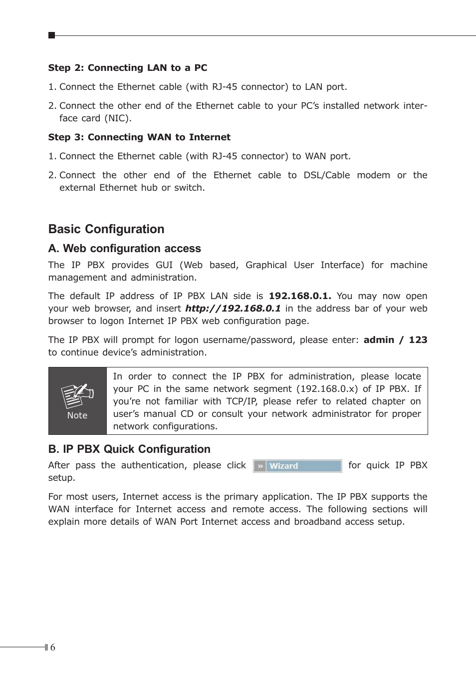 Basic configuration | PLANET IPX-1900 User Manual | Page 7 / 14