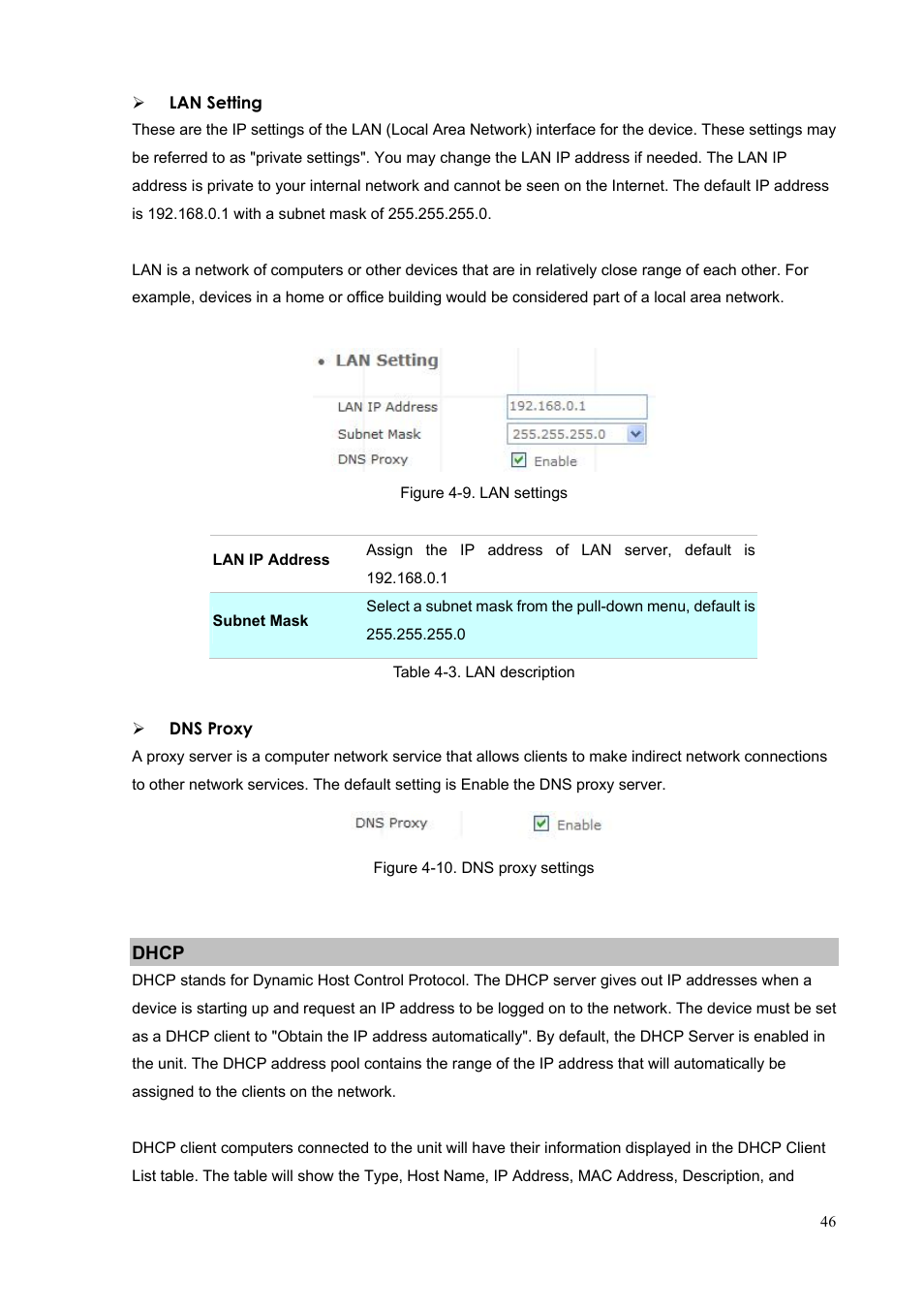 Dhcp | PLANET IPX-1900 User Manual | Page 46 / 84