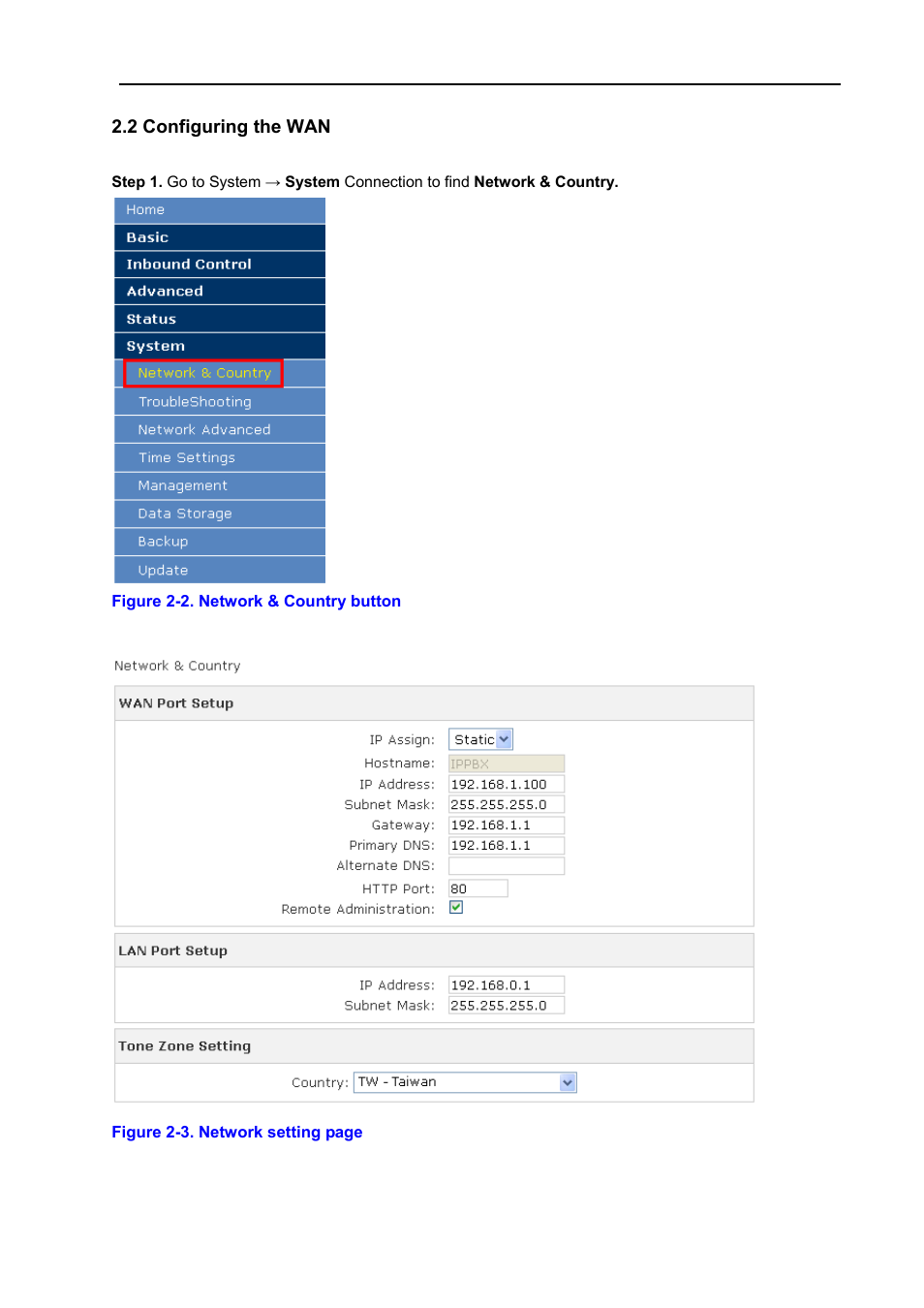 2 configuring the wan | PLANET IPX-1980 User Manual | Page 13 / 89