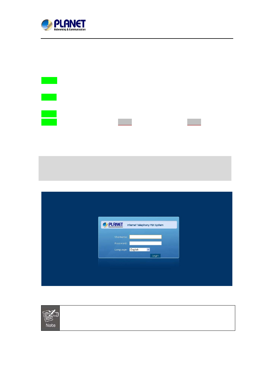 Chapter 2 installation procedure, 1 web login | PLANET IPX-2100 User Manual | Page 18 / 102