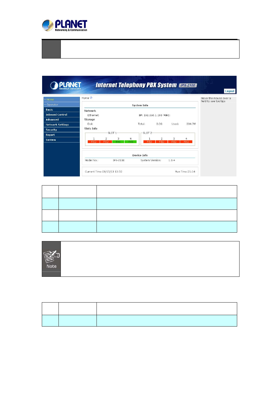 PLANET IPX-2100 User Manual | Page 23 / 102