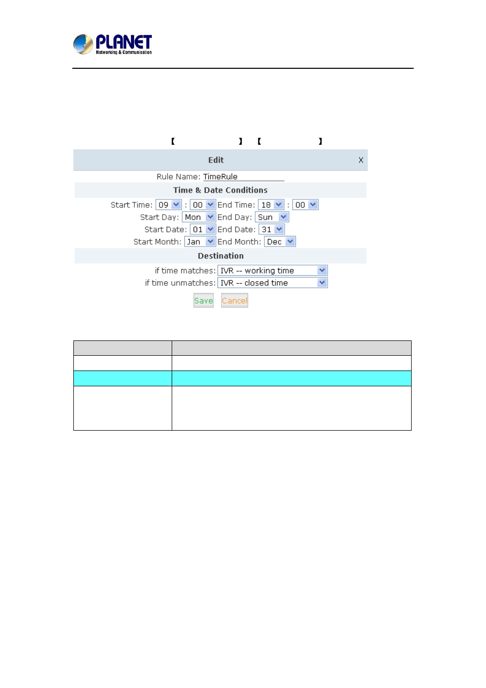 4 time-based rules | PLANET IPX-2100 User Manual | Page 29 / 102