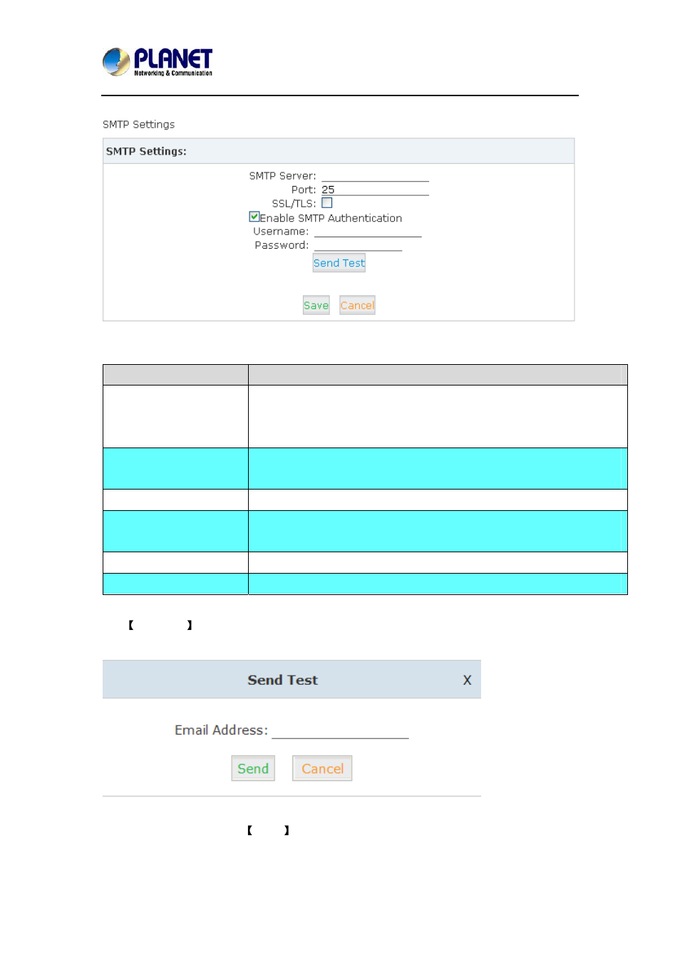 3 smtp setting | PLANET IPX-2100 User Manual | Page 64 / 102