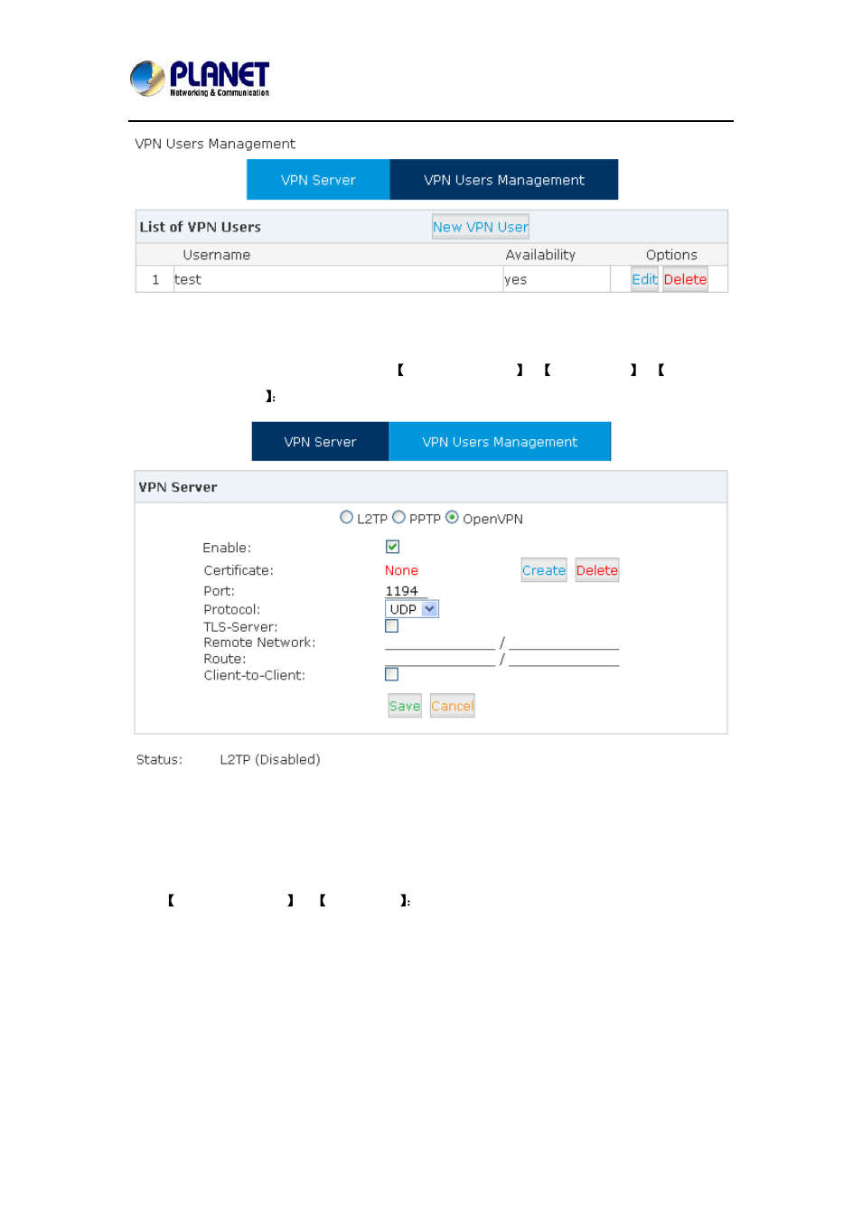 4 vpn client | PLANET IPX-2100 User Manual | Page 80 / 102