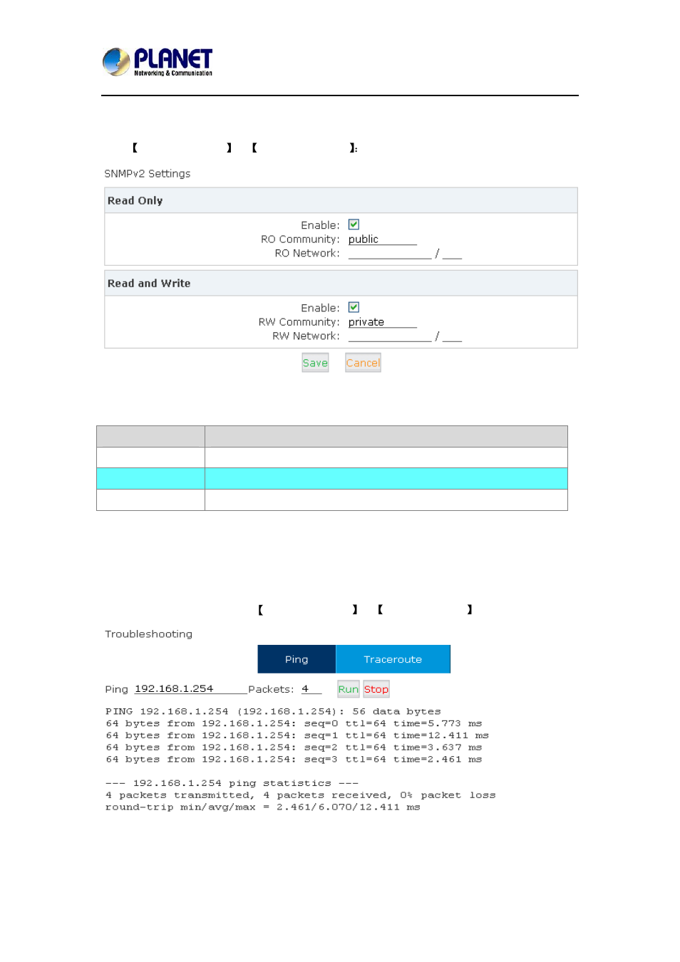 7 snmpv2 settings, 8 troubleshooting | PLANET IPX-2100 User Manual | Page 83 / 102