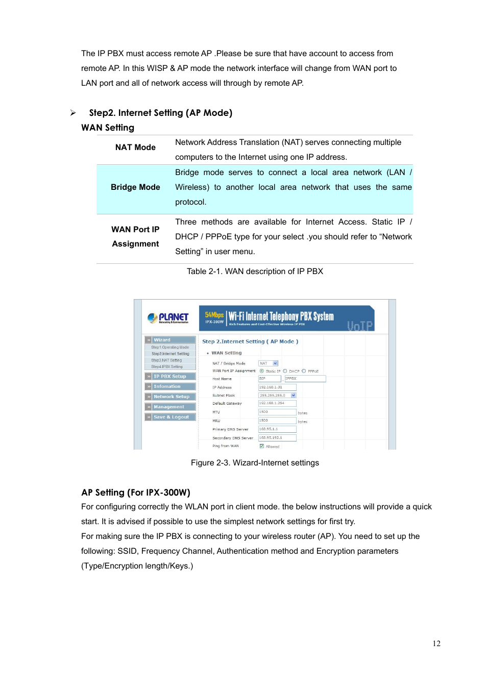 PLANET IPX-300 User Manual | Page 12 / 96