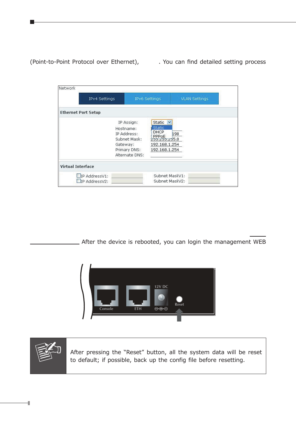 3 changing ip address or forgetting admin password | PLANET IPX-330 User Manual | Page 14 / 16