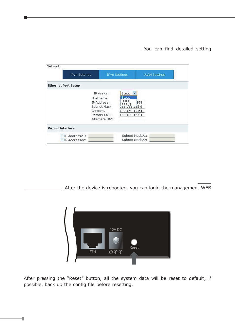 3 changing ip address or forgotten admin password | PLANET IPX-330 User Manual | Page 8 / 16