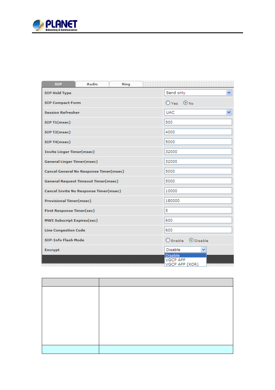 Chapter 6 voip advance, 1 sip | PLANET VGW-400FO User Manual | Page 44 / 80