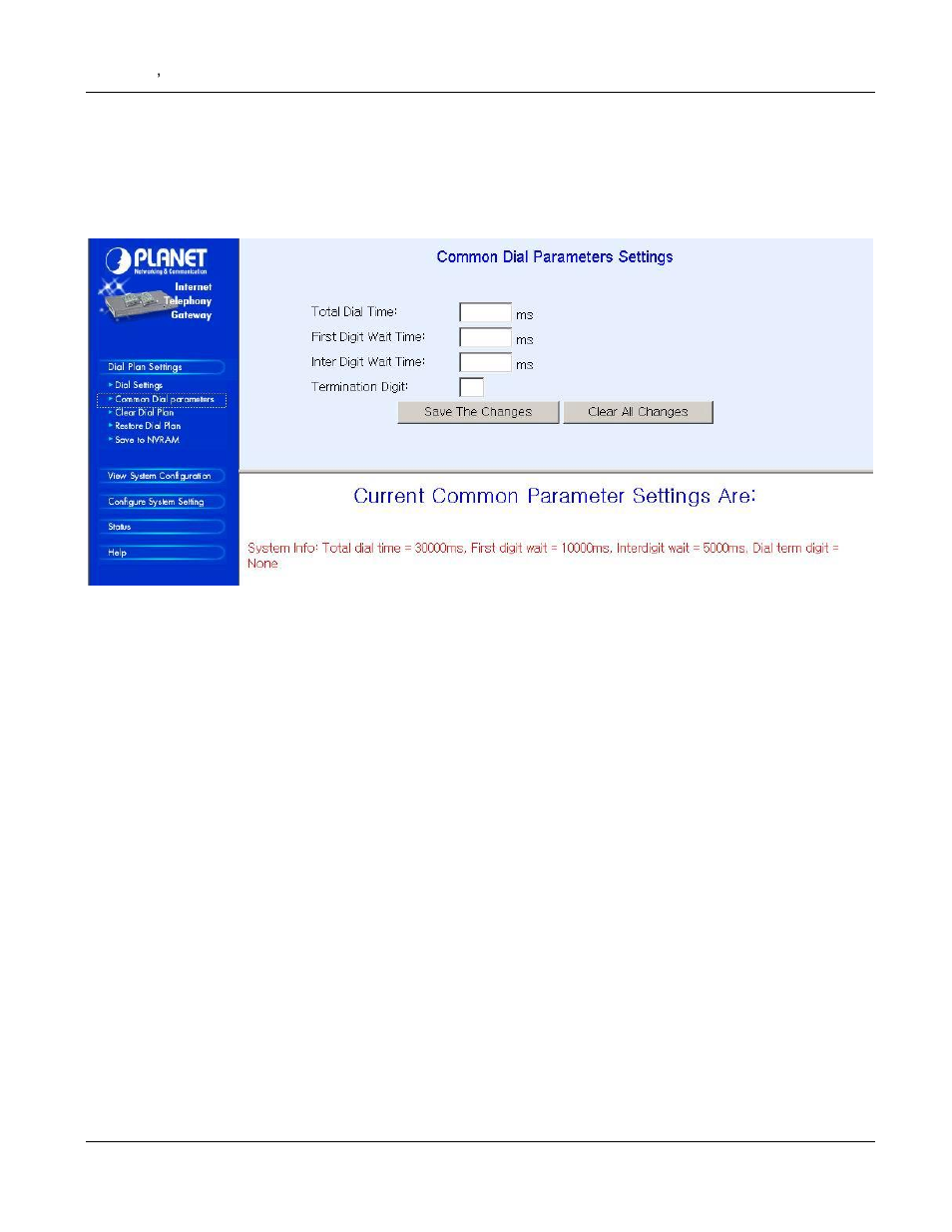 4 common parameter | PLANET VIP-000 User Manual | Page 35 / 130