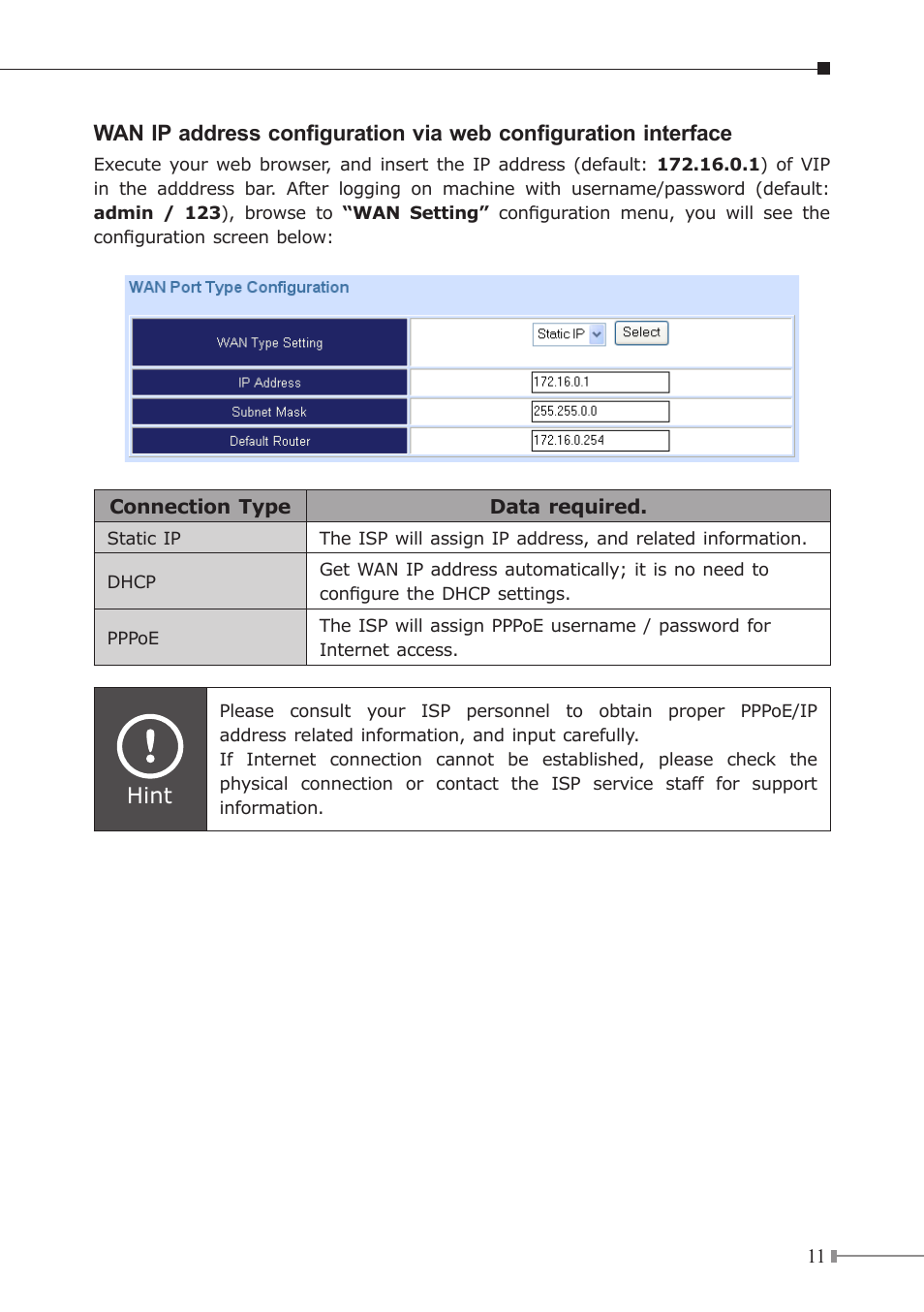 PLANET VIP GW User Manual | Page 11 / 20