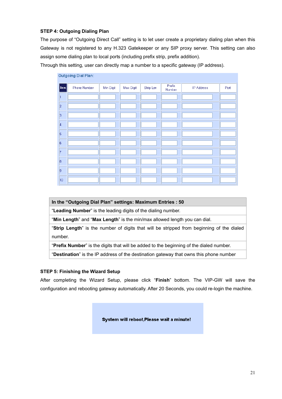 PLANET VIP-1680 User Manual | Page 21 / 93