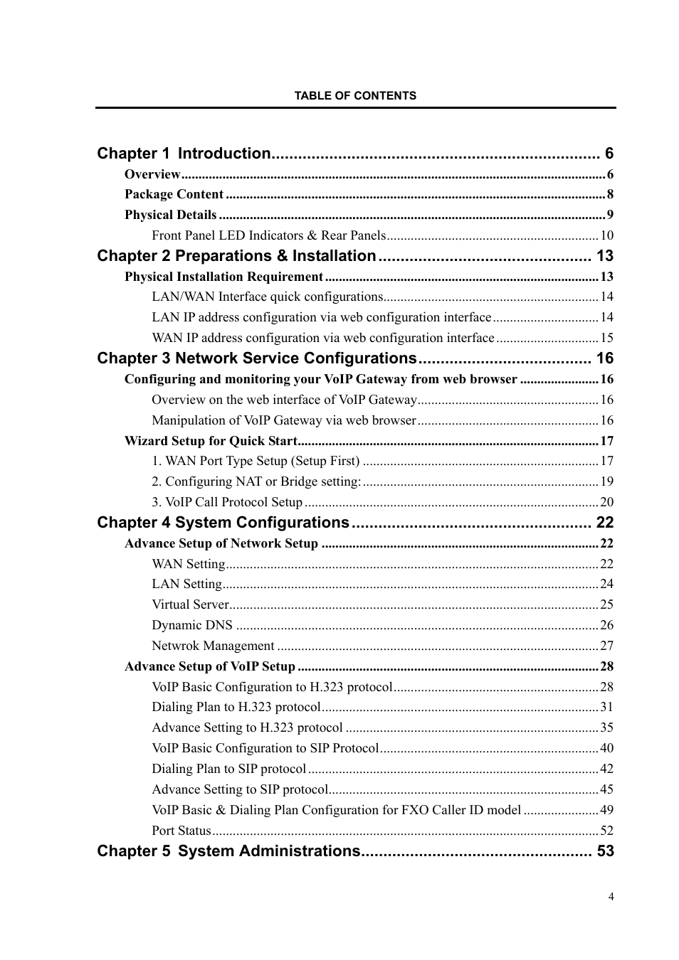 PLANET VIP-1680 User Manual | Page 4 / 93