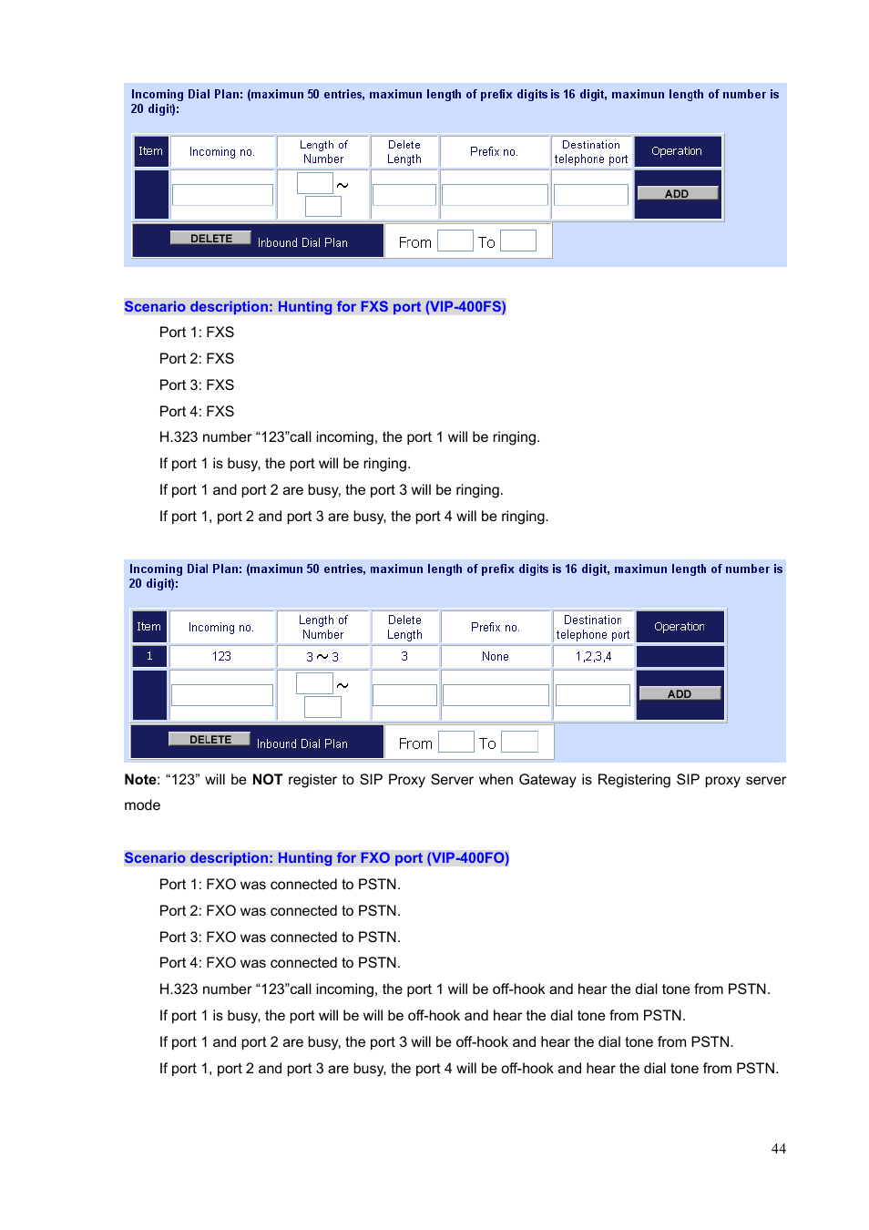 PLANET VIP-1680 User Manual | Page 44 / 93