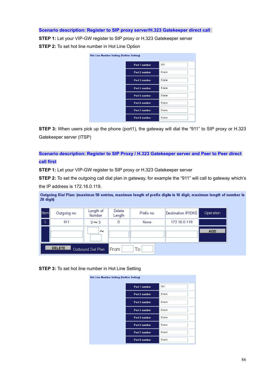 PLANET VIP-1680 User Manual | Page 86 / 93