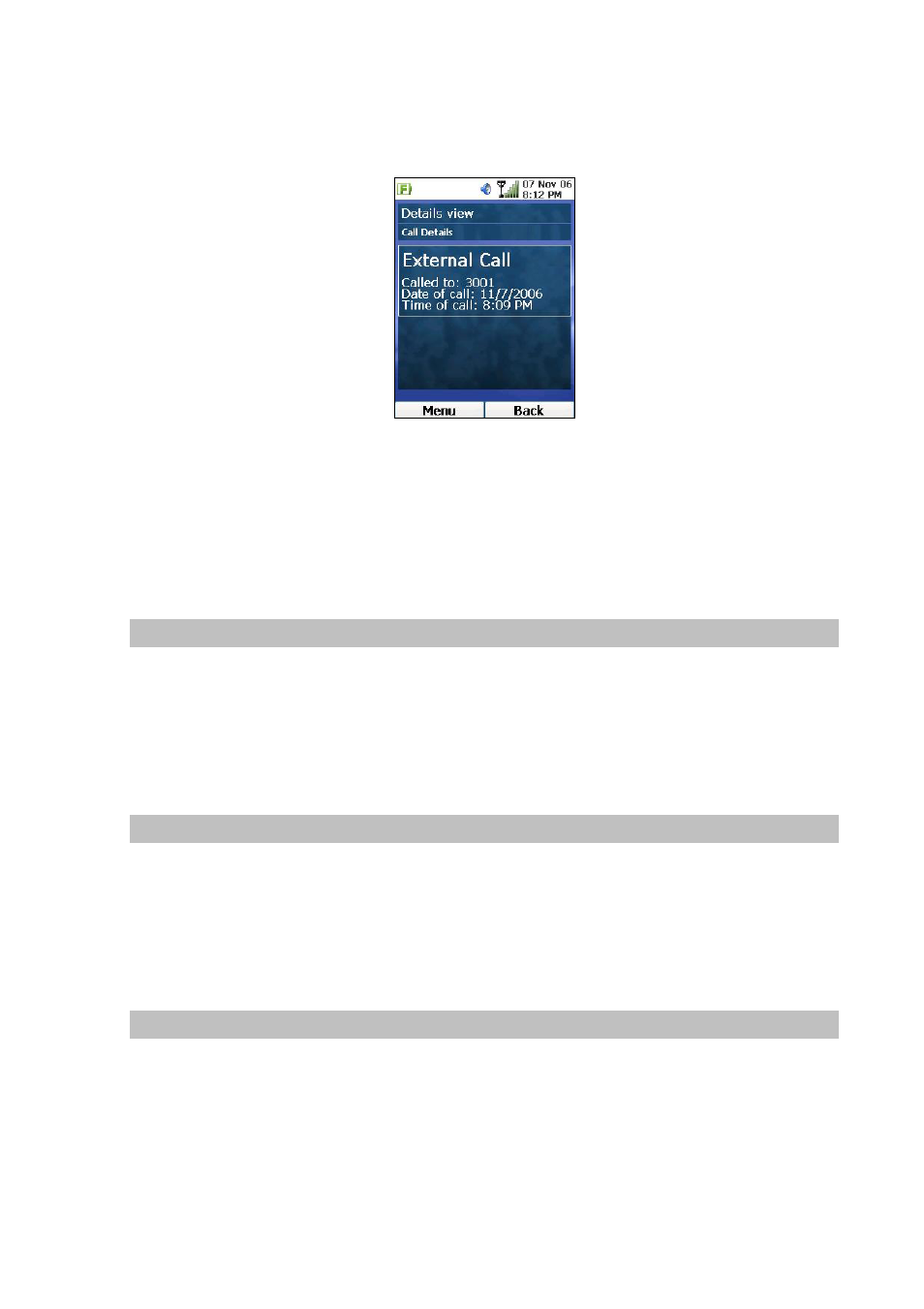 Received calls, Missed calls, Blocked calls | PLANET VIP-191 User Manual | Page 100 / 130