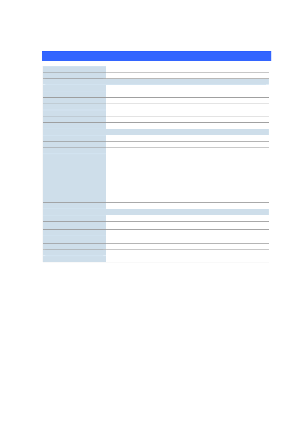 Appendix g, Vip-191 specifications | PLANET VIP-191 User Manual | Page 130 / 130