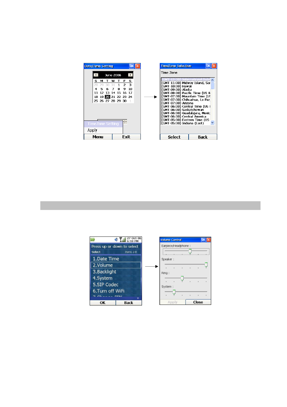 Volume settings | PLANET VIP-191 User Manual | Page 38 / 130