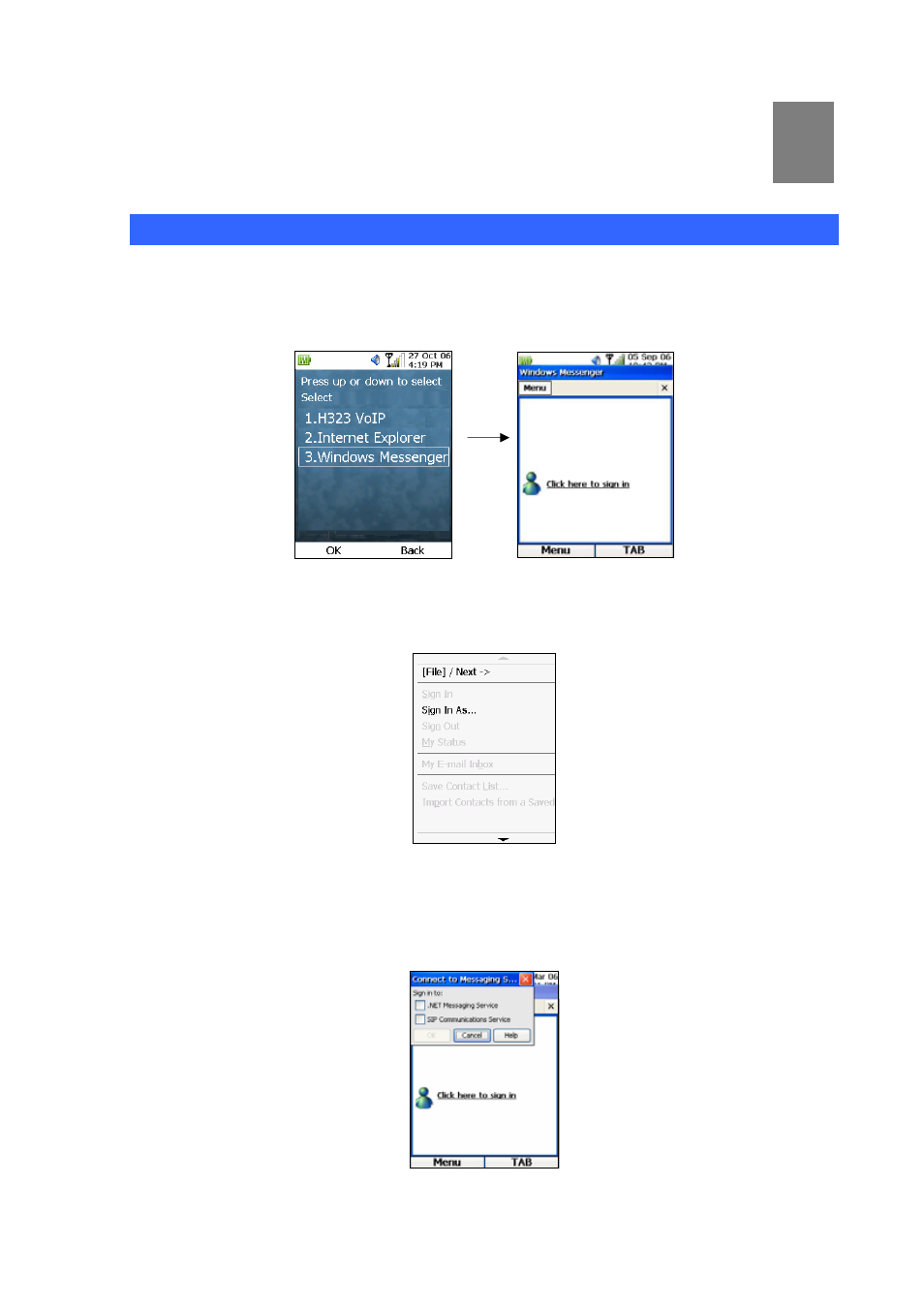 Chapter 9, Windows messenger, Chapter 9 windows messenger | PLANET VIP-191 User Manual | Page 56 / 130