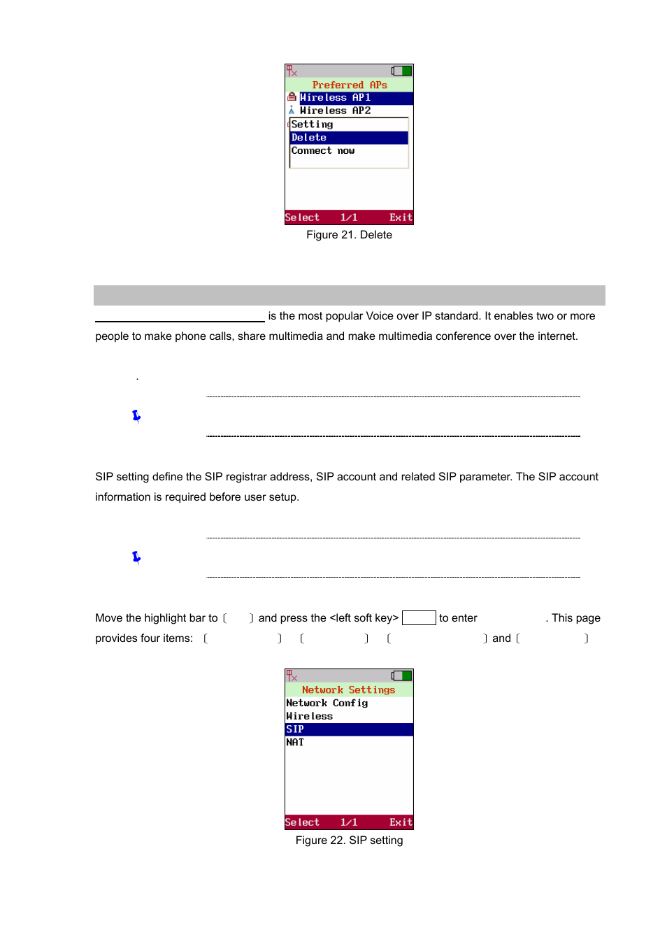 Sip setting | PLANET VIP-192 User Manual | Page 22 / 74