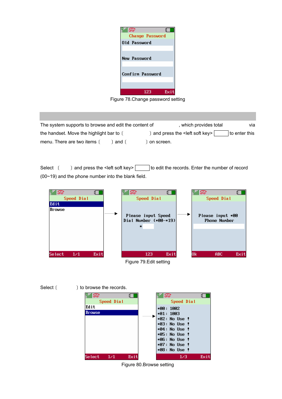 Speed dial, Edit, Browse | Edit browse | PLANET VIP-192 User Manual | Page 49 / 74