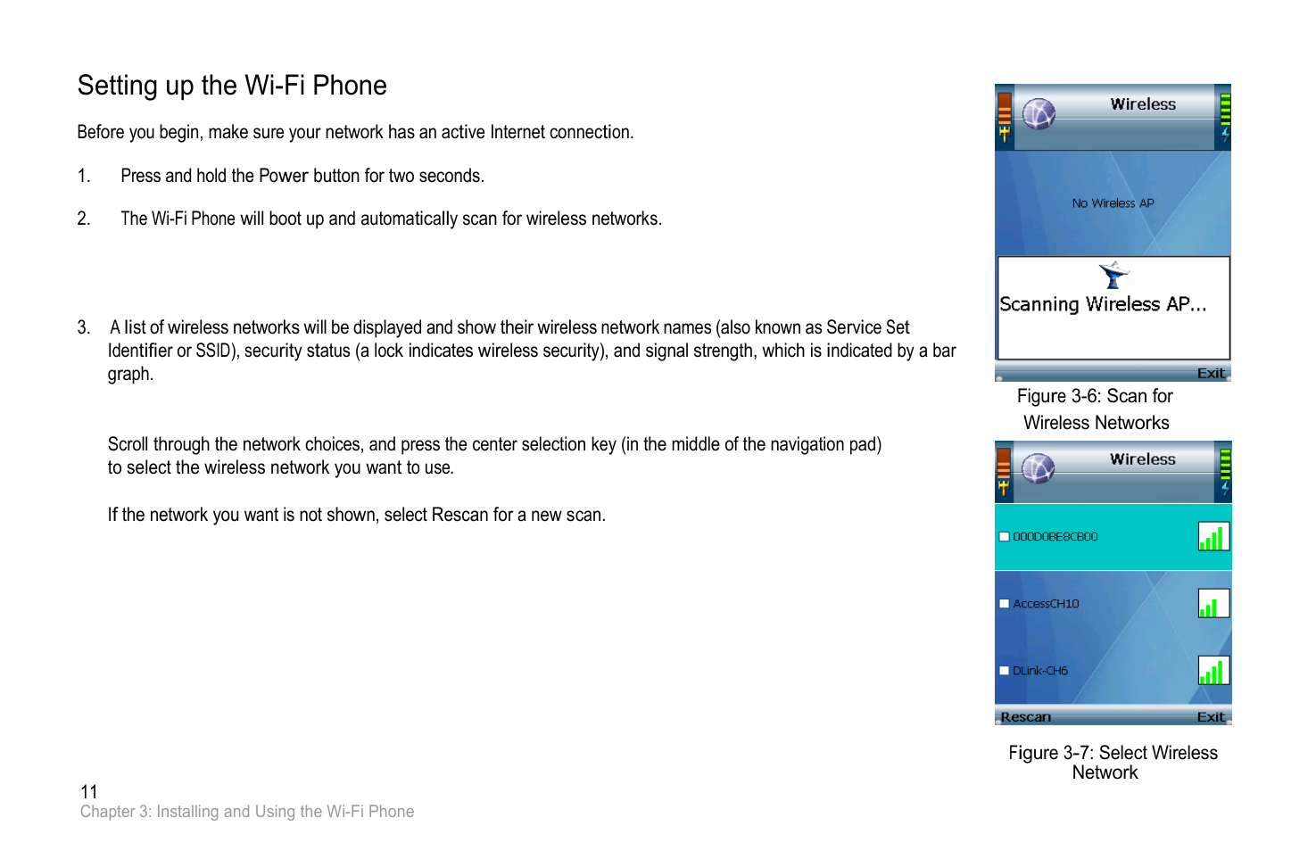 Setting up the wi-fi phone | PLANET VIP-193 User Manual | Page 18 / 83