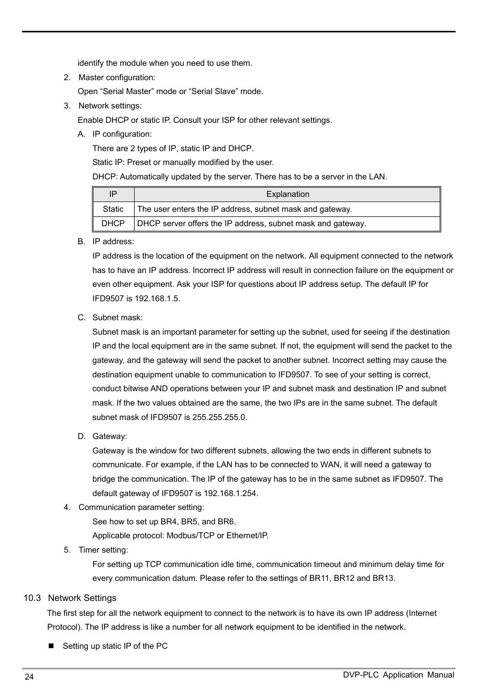 Ethernet communication module ifd9507 | Delta Electronics Ethernet Communication Module IFD9507 User Manual | Page 26 / 72