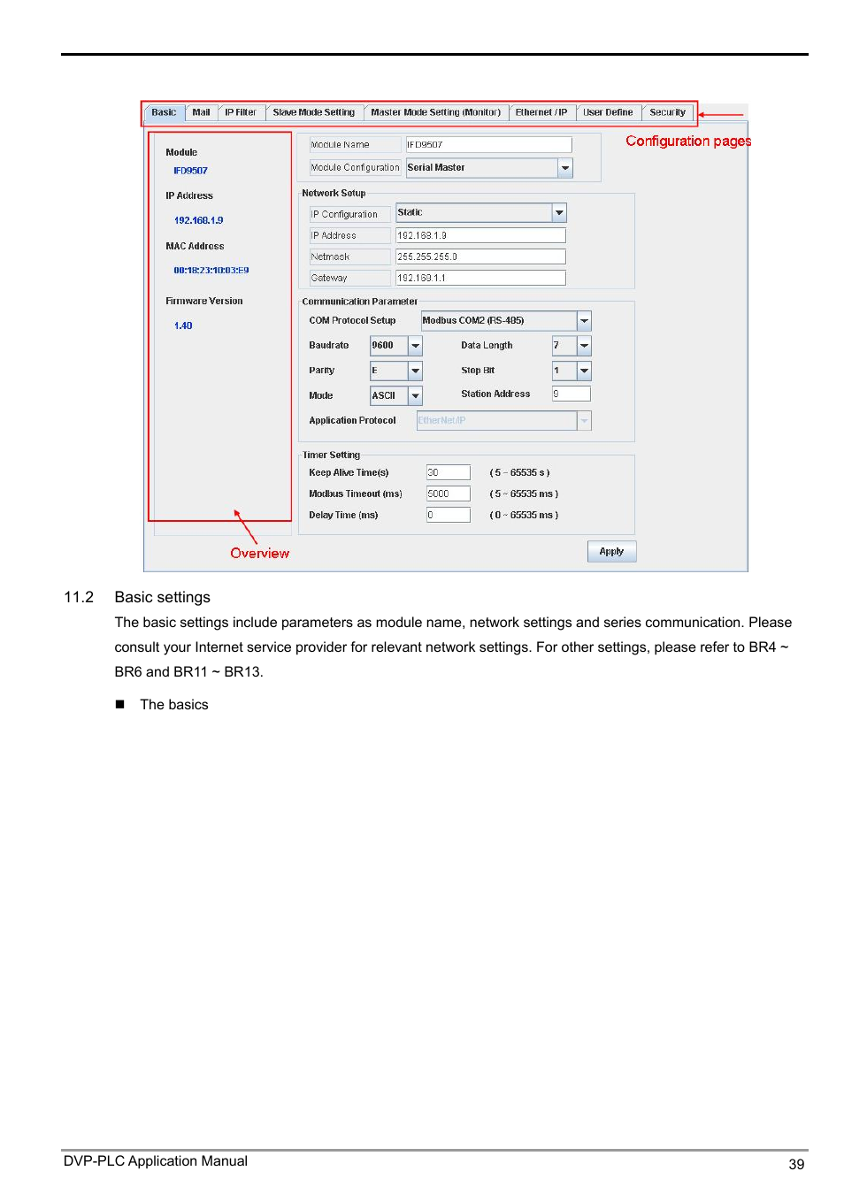 Ethernet communication module ifd9507 | Delta Electronics Ethernet Communication Module IFD9507 User Manual | Page 41 / 72