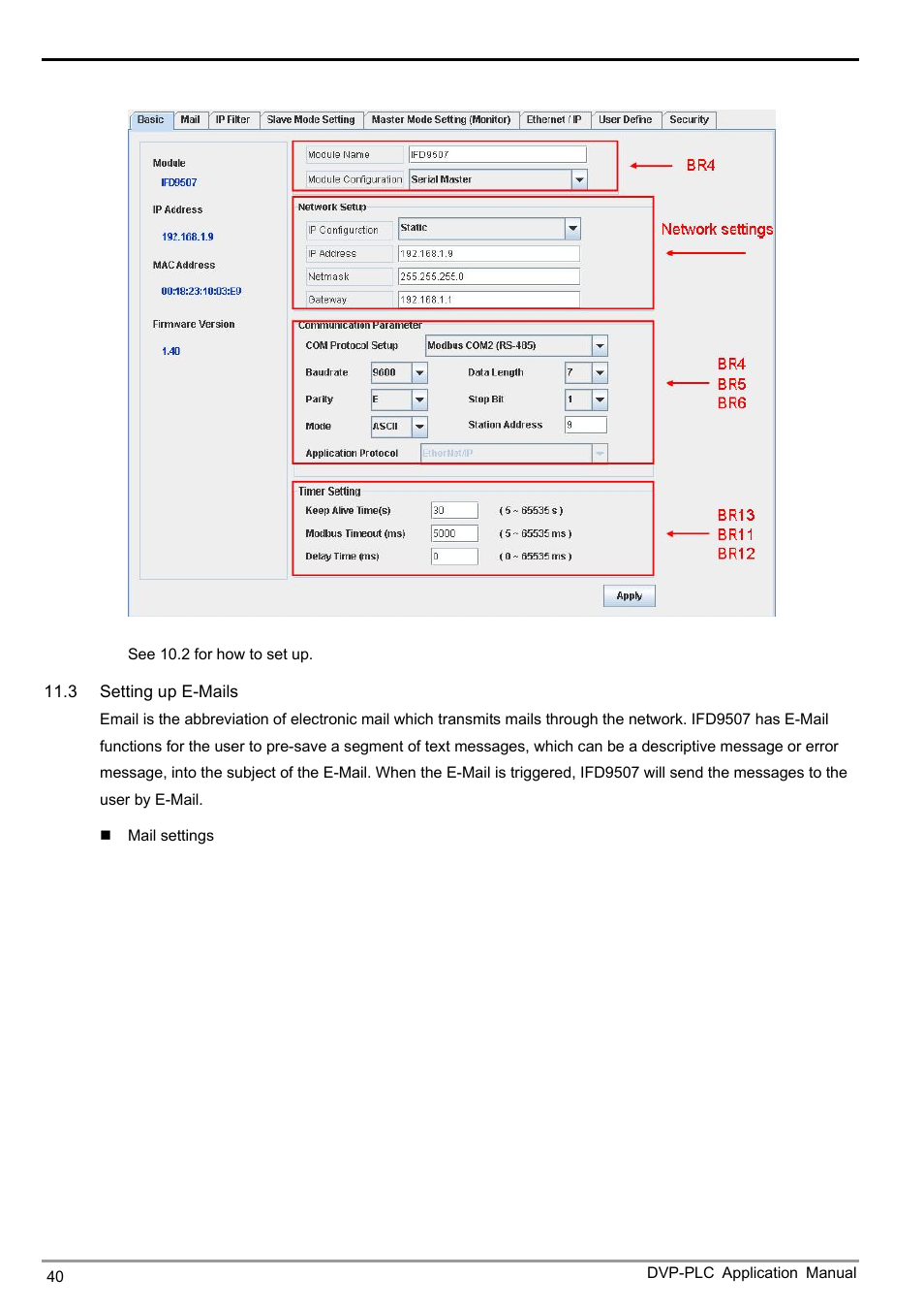 Ethernet communication module ifd9507 | Delta Electronics Ethernet Communication Module IFD9507 User Manual | Page 42 / 72