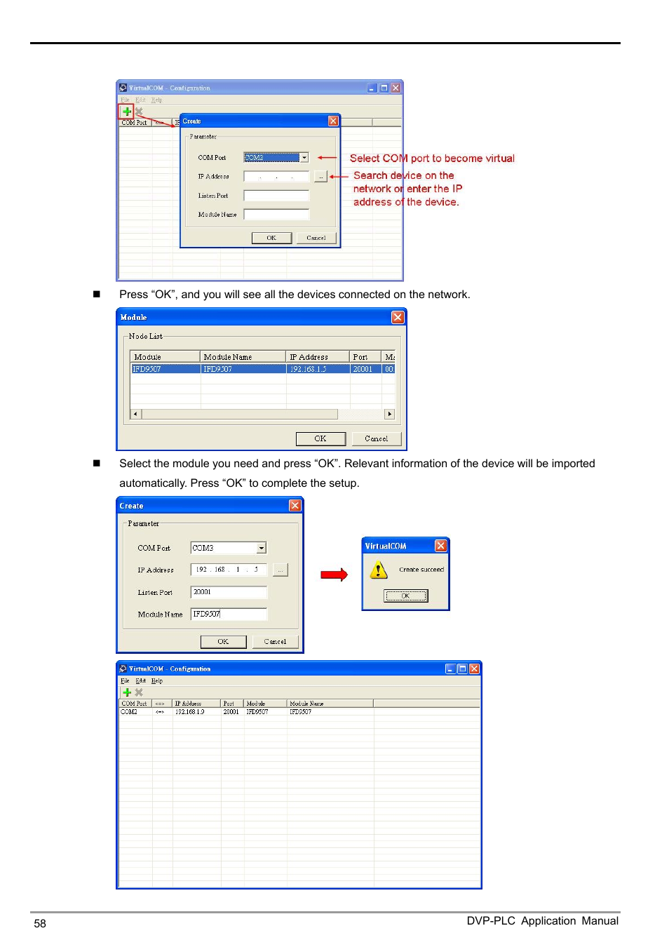 Ethernet communication module ifd9507 | Delta Electronics Ethernet Communication Module IFD9507 User Manual | Page 60 / 72